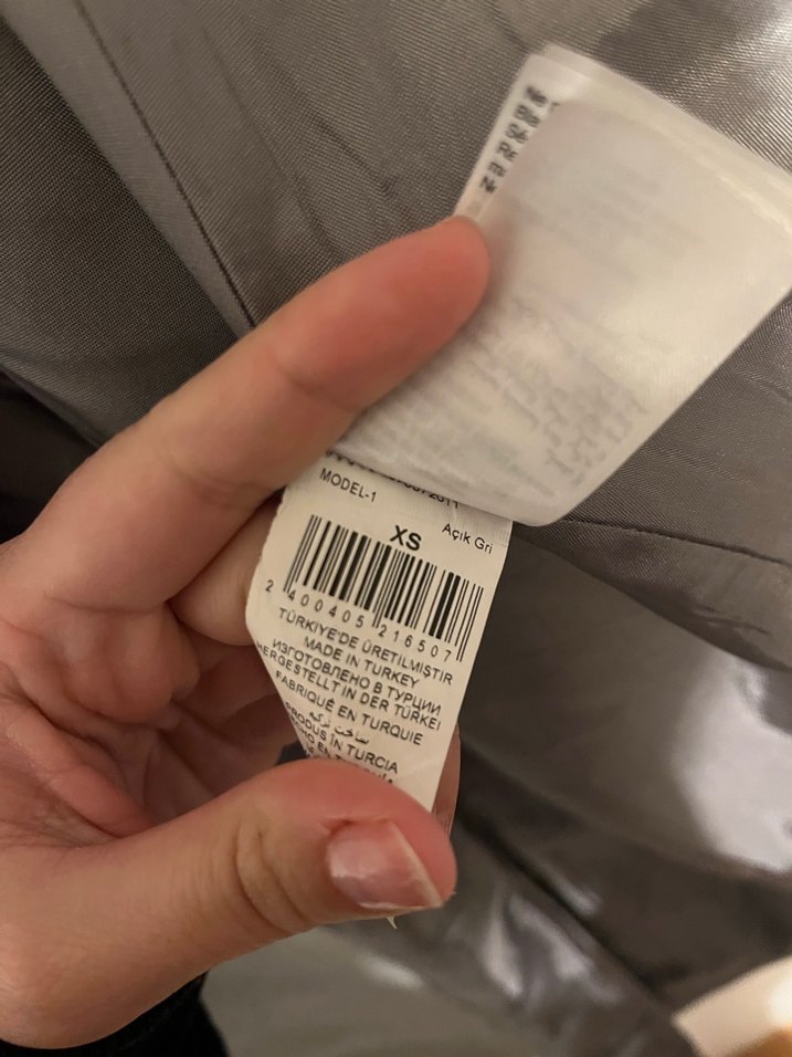 Gri Kemerli Uzun Kaban - Görsel 4