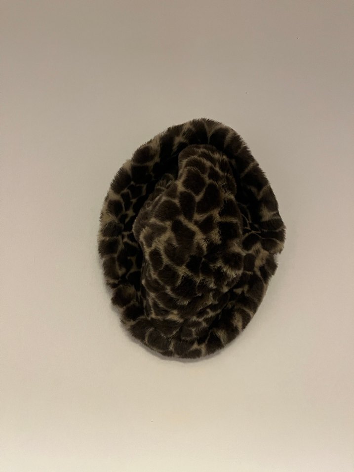 Kahverengi Leopar Desenli Kürklü Kadın Çanta - Görsel 2