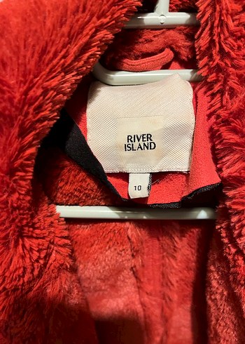 Kırmızı Süet Kürklü Kadın Ceket - Görsel 3