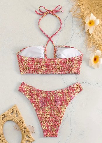 H&M Çiçek desenli Bikini Takımı M/38