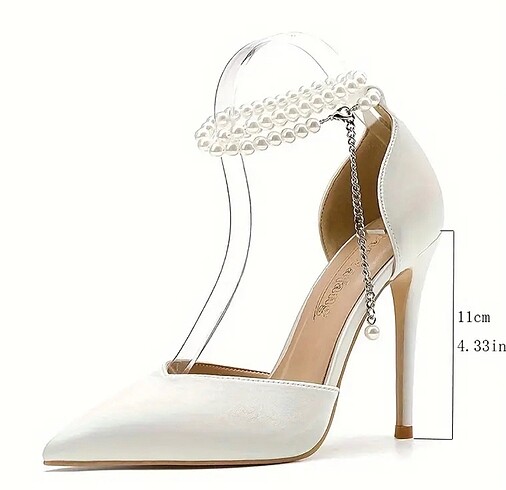 37 Beden İNCİLİ STILETTO