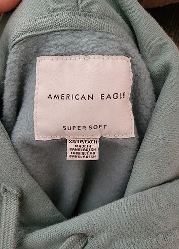 xs Beden American Eagle Yeşil Sweatshirt Erkek XS