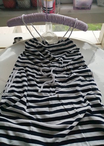 Çizgili Askılı yazlık plaj
Elbisesi - Görsel 2