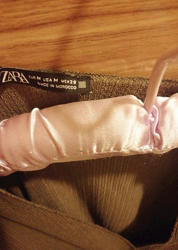 V Yaka haki Midi elbise - Görsel 3