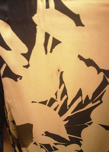 Uzun Kollu Siyah Desenli Hamile Tunik - Görsel 2