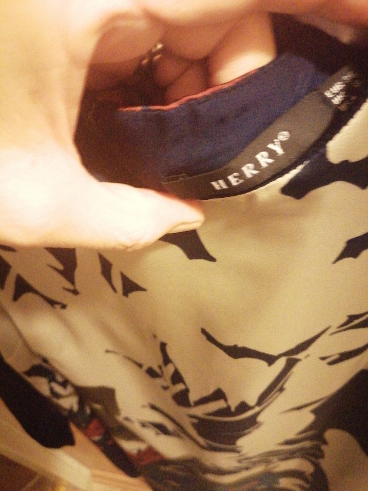 Uzun Kollu Siyah Desenli Hamile Tunik - Görsel 3