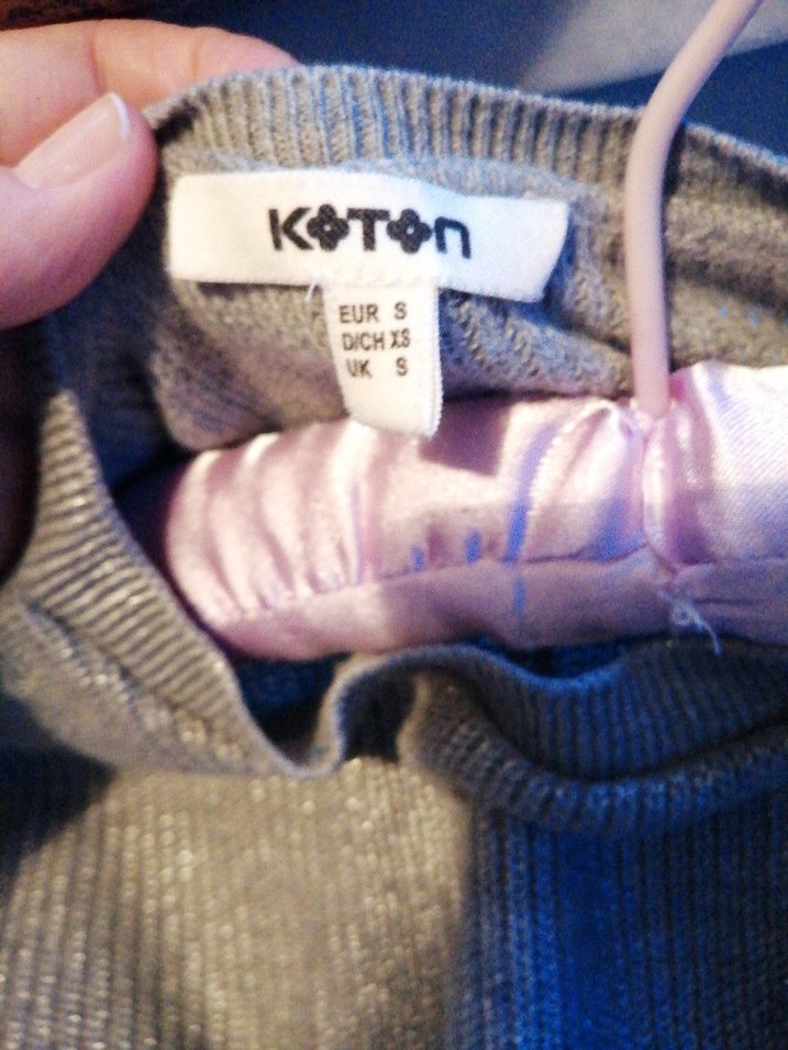 Gri Kadın Triko Uzun Kollu Kazak - Görsel 3