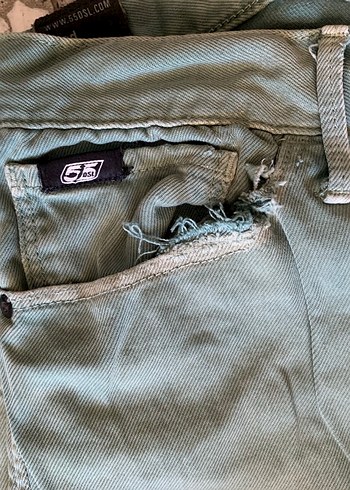 Colin's Fermuarlı Turkuaz Denim Erkek Pantolon