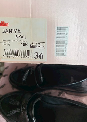 Elle Siyah deri elle makosen 36 numara
