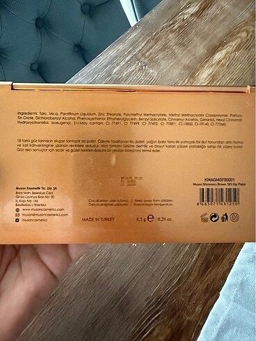 Beden Muson cosmetik far paleti
