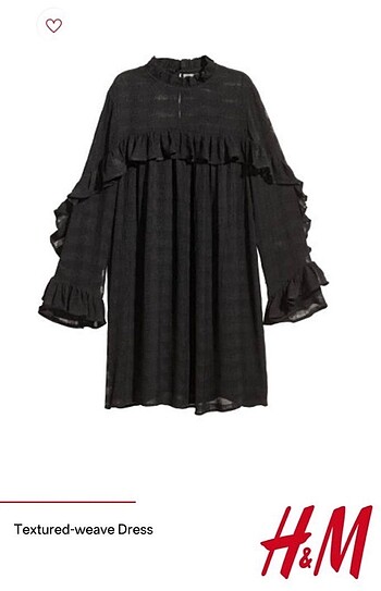 H&M H&M fırfırlı elbise