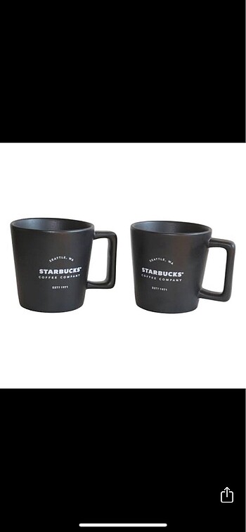 Starbucks ikili fincan