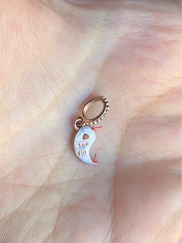 Beden çeşitli Renk Pandora yin yang charm