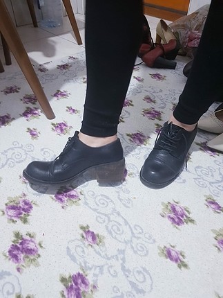 37 Beden siyah ayakkabı 