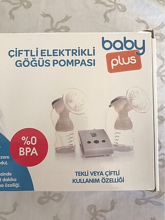 Baby plus çiftli elektrikli göğüs pompası