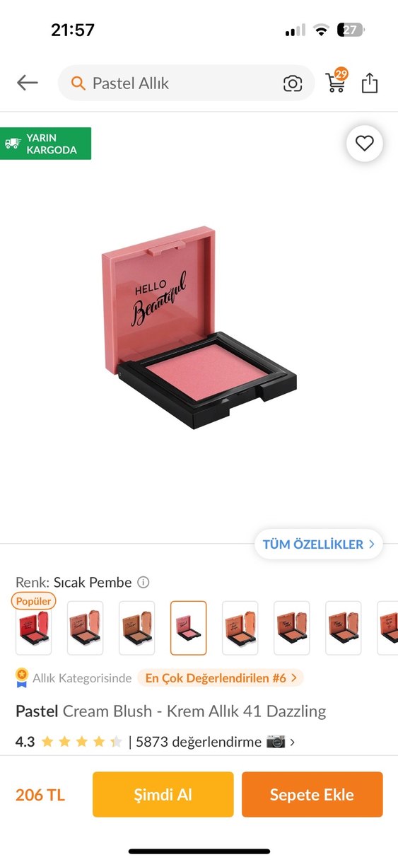 Pastel Krem Allık 41 eski kalıcı yapı - Görsel 2