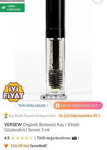 Organik Kirpik ve Kaş Güçlendirici Serum - Görsel 2