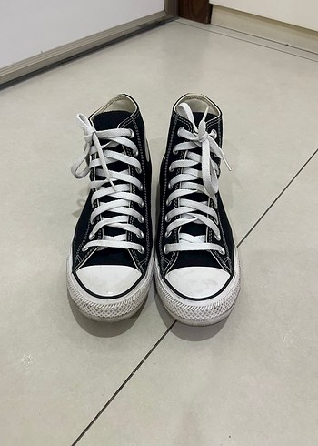 40 Beden Converse All Star Siyah Yüksek Spor Ayakkabı