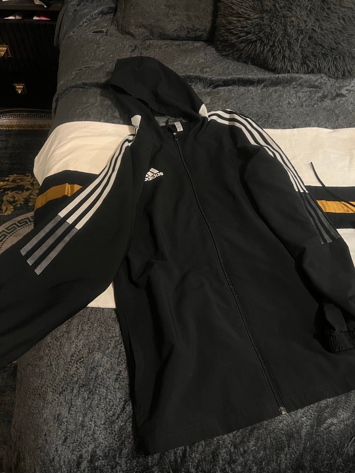 Adidas trio orjinal kapşonlu ceket - Görsel 4