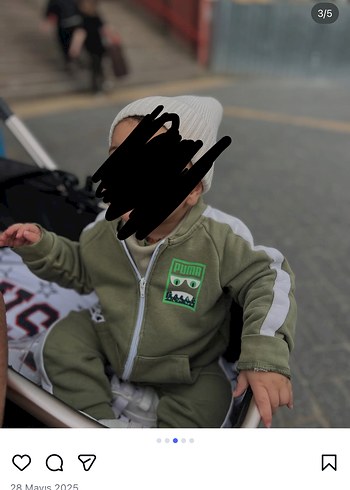 Orjinal Puma bebek eşofman takımı - Görsel 2