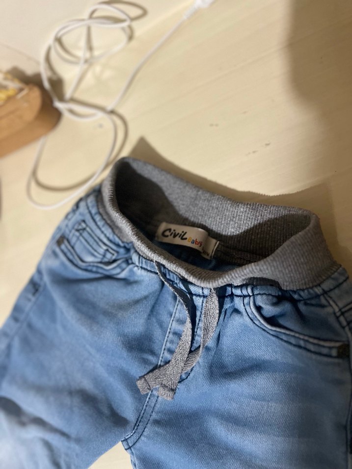 Erkek bebek çocuk kot pantolon - Görsel 4