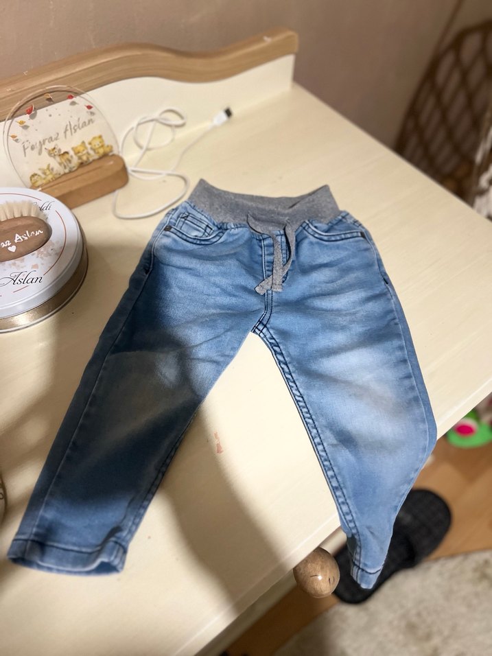Erkek bebek çocuk kot pantolon - Görsel 3