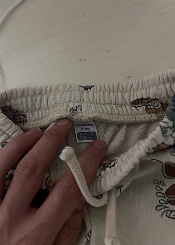 Beyaz Baskılı Erkek Çocuk Eşofman Altı - Görsel 2