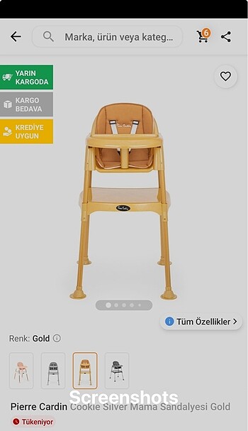 Pierre cardin mama sandalyesi