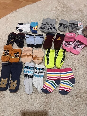0-6 ay bebek çorapları yazlık kışlık - Görsel 2