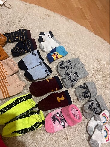 0-6 ay bebek çorapları yazlık kışlık - Görsel 4
