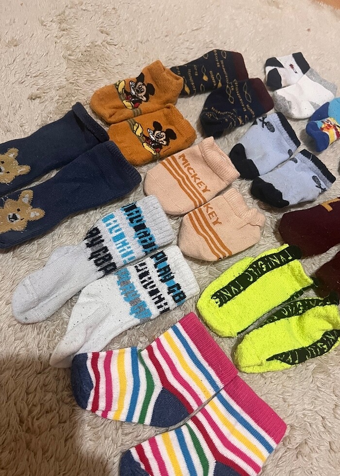 0-6 ay bebek çorapları yazlık kışlık - Görsel 5