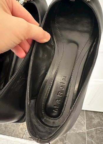 Parlak Siyah Tokalı Kadın Stiletto - Görsel 3