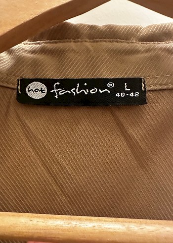 Bej Düğmeli Uzun Keten Elbise - Görsel 2