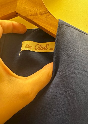 Lacivert Kadın Uzun Kollu Uzun Elbise - Görsel 2