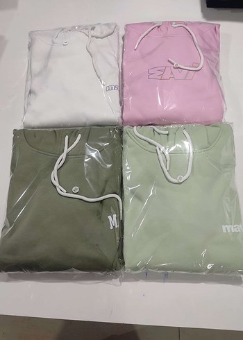 Yeşil Kapüşonlu Kadın Sweatshirt