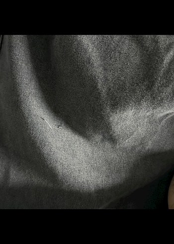 Gri Uzun Kot Ceket Kadın sıfır ürün - Görsel 4