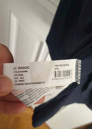 Lacivert Uzun Salaş Kadın Etek penye lcvikiki - Görsel 6