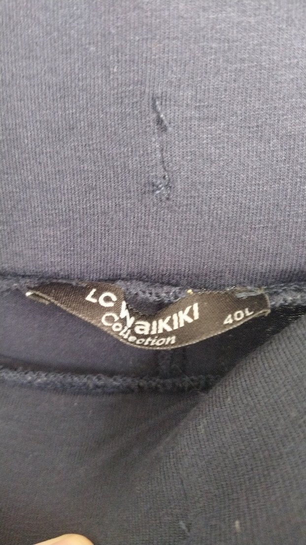 Lacivert Uzun Salaş Kadın Etek penye lcvikiki - Görsel 5