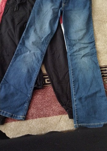 Kadın Mavi Denim Regular Fit Kot Pantolon - Görsel 2