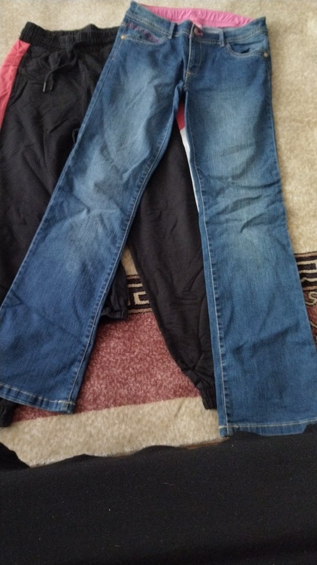 Kadın Mavi Denim Regular Fit Kot Pantolon - Görsel 2