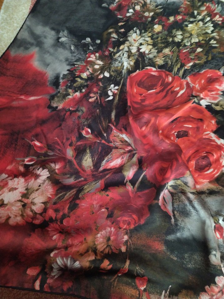 Armine sura İpek eşarp esar - Görsel 2