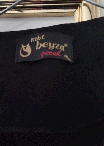 Siyah Uzun Kollu Kadın Elbise 12/13  sorunsuz ferace cocuklar - Görsel 3