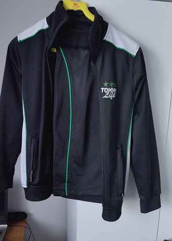 Erkek Çocuk Siyah Fermuarlı Street Wear Ceket - Görsel 3