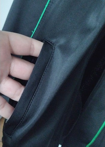 Erkek Çocuk Siyah Fermuarlı Street Wear Ceket - Görsel 2