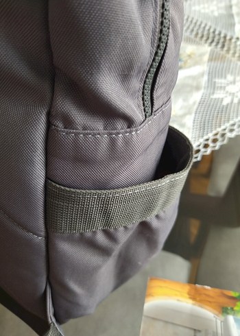  Beden gri Renk Gri Fermuarlı Kadın Sırt Çantası bebek için