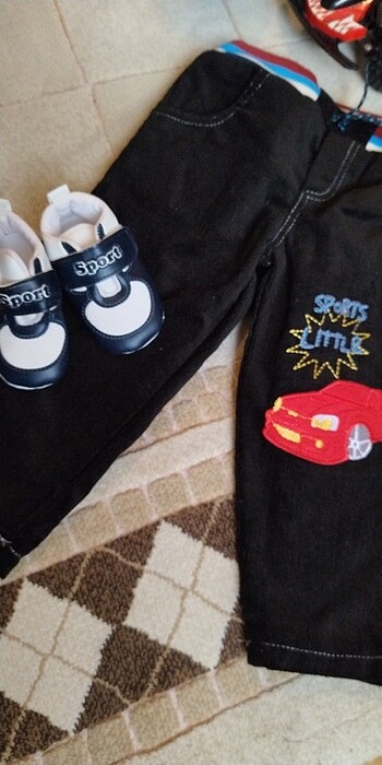 2 yas ıcın ici Polarlı kadıfe pantolon yeni sıfır  - Görsel 2