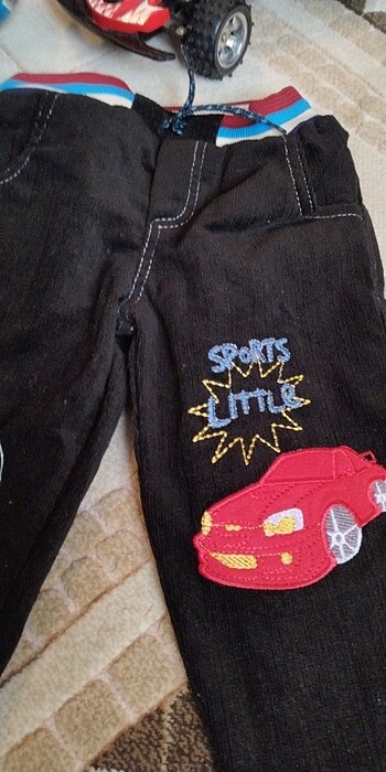 2 yas ıcın ici Polarlı kadıfe pantolon yeni sıfır  - Görsel 3