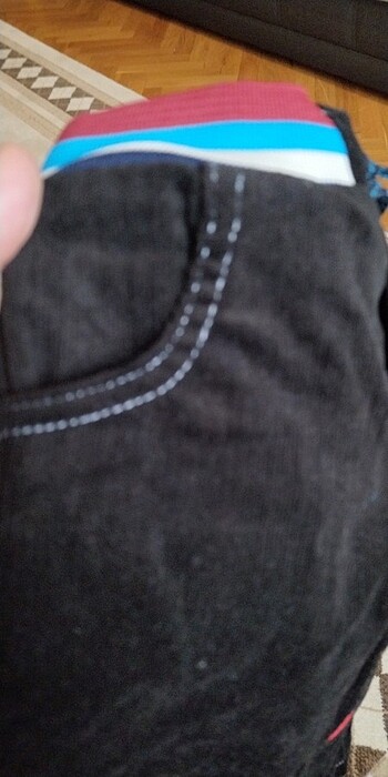 2 yas ıcın ici Polarlı kadıfe pantolon yeni sıfır  - Görsel 6