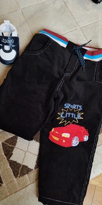 2 yas ıcın ici Polarlı kadıfe pantolon yeni sıfır  - Görsel 12