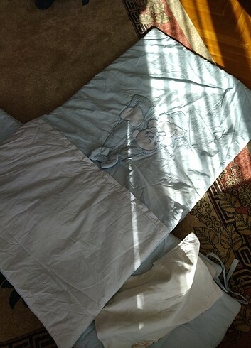 Bebek yatak seti yeni temiz  - Görsel 4